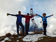 Passo della Manina-Monte Sasna da Lizzola il 14 novembre 2014